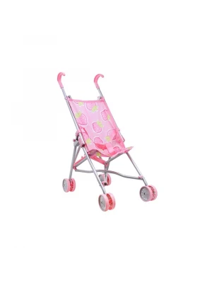 Katlanabilir Metal Puset Çilek Desenli