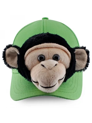 Neco Plush Maymun Kep Şapka Yeşil