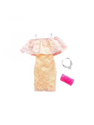 Barbie Fashions Elbiseli Aksesuar Seti FXJ06