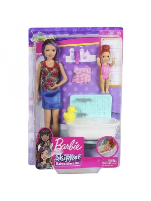 Barbie Bebek Bakıcılığı Oyun Seti FXH05