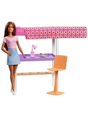 Barbie Bebek Ve Çalışma Odası Oyun Seti FXG52