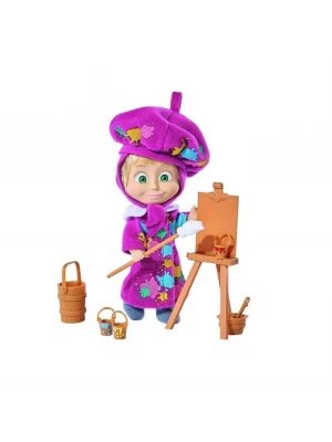 Simba Ressam Maşa Bebek Set 12 cm