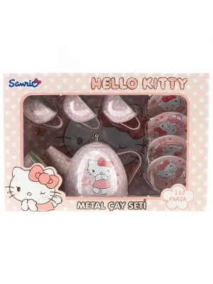 Hello Kitty Metal Çay Seti 11 Parça Model 1