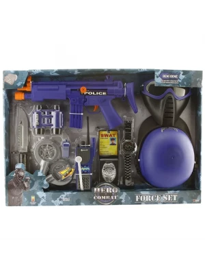 Police Force Kask Ve Ekipman Oyun Seti