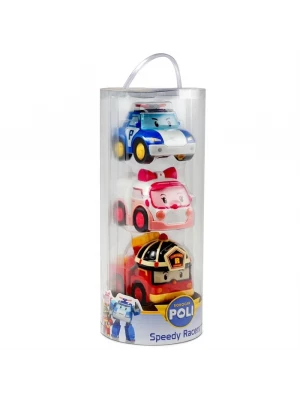 Robocar Poli Hızlı Yarışçı Figür 3lü Set