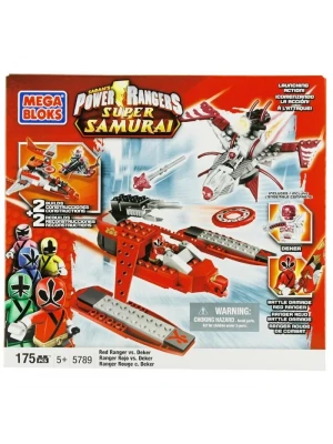 Mega Bloks Power Rangers Ss Red Ranger Vs Deker