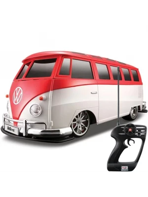 Maisto 1:10 Volkswagen Van Samba Uzaktan Kumandalı Araba Kırmızı