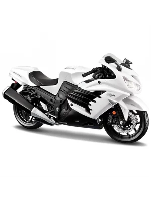 Maisto 1:12 Kawasaki Ninja ZX-14 R Beyaz Model Motorsiklet
