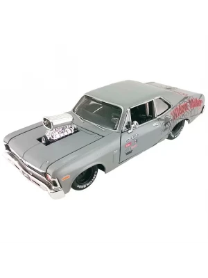 Maisto 1970 Chevrolet Nova Ss Coupe 1:24 Model Araba Gri