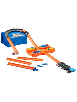 Hot Wheels Track Builder Kutulu Uzman Serisi Yarış Seti DWW95