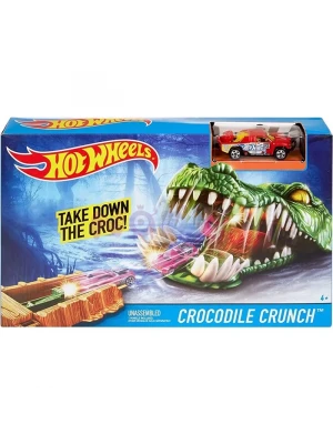 Hot Wheels Çılgın Yaratıklar Crocodile Crunch Oyun Seti