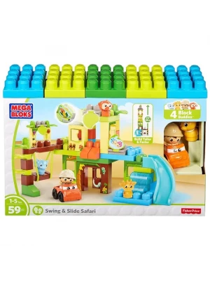 Mega Bloks Fisher-Price Swing and Slide Jungle 1-5 Yaş