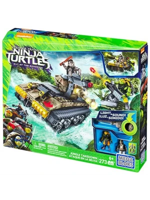 Mega Bloks Ninja Kaplumbağalar Jungle Battle Scene Oyun Seti