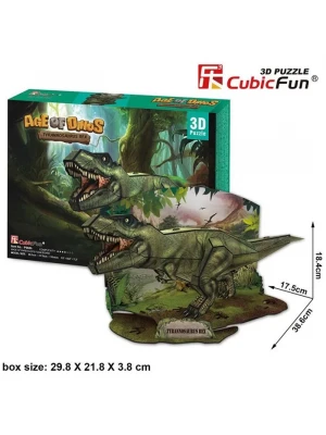 Cubic Fun 3D 36 Parca Puzzle Dinozor Tyrannosaurus Rex