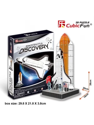 Cubic Fun 3D 87 Parça Puzzle Discovery Uzay Mekiği