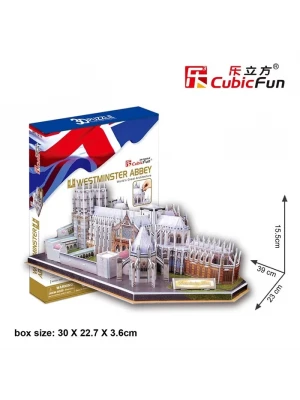 Cubic Fun 3D 145 Parça Puzzle Westminster Manastırı - İngiltere