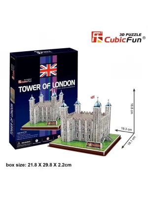 Cubic Fun 3D 40 Parça Puzzle Londra Kulesi - İngiltere
