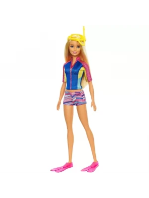 Barbie Sihirli Yunuslar Yüzücü Model Bebek