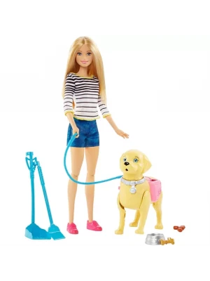 Barbie ve Tuvalet Eğitimindeki Köpeği Oyun Seti