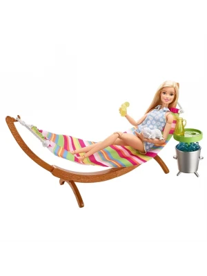 Barbie Açıkhava Dekorasyon Hamak Oyun Seti DVX47