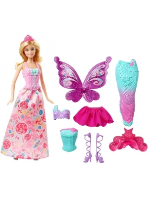 Barbie Sihirli Dönüşen Balerin-Denizkızı-Prenses
