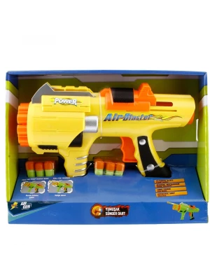Sunman Air Gun 10 Slotlu Oyuncak Silah Sarı