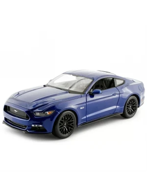 Maisto 2015 Ford Mustang GT 1:18 Model Araba S/E Mavi