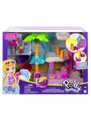 Polly Pocket Flamingo Araba Su Eğlencesi Oyun Seti