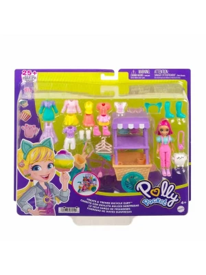 Polly Pocket Bisiklet Dolusu Moda Oyun Seti