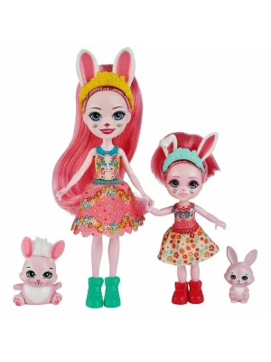 Enchantimals Kız Kardeş Bebekler Serisi - Bree & Bedelia Bunny