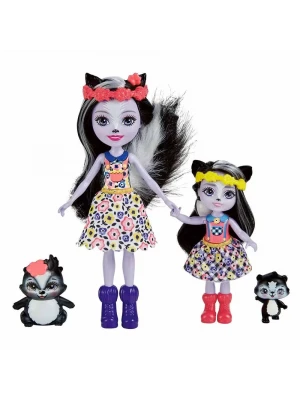 Enchantimals Kız Kardeş Bebekler Serisi - Sage & Sabella Skunk