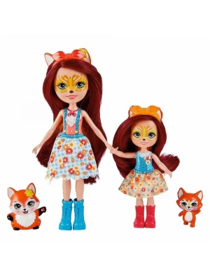 Enchantimals Kız Kardeş Bebekler Serisi - Felicity & Feana Fox