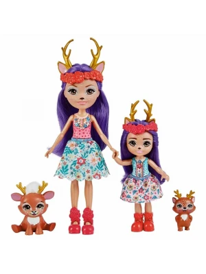 Enchantimals Kız Kardeş Bebekler Serisi - Danessa & Danetta Deer