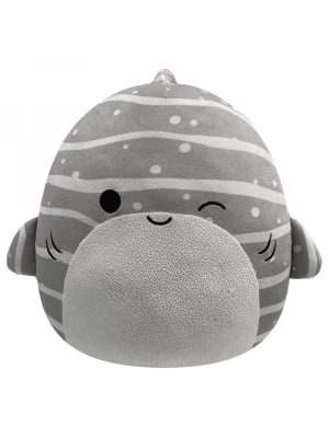 Squishmallow Gri Çizgili Balina Sachie 30 cm