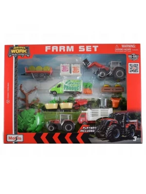Maisto Çiftlik Seti Büyük - Massey Ferguson