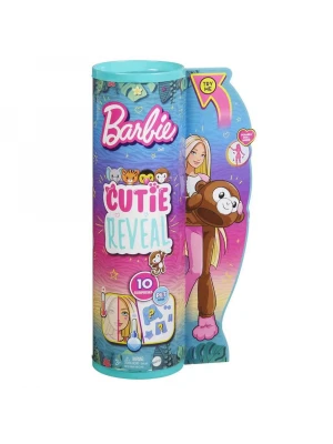 Barbie Cutie Reveal Bebekler Tropikal Orman Serisi - Maymun