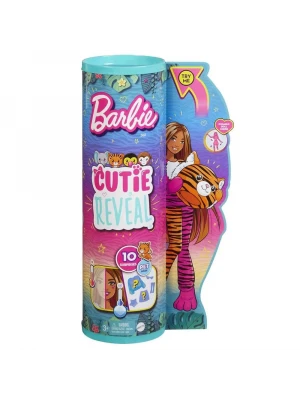 Barbie Cutie Reveal Bebekler Tropikal Orman Serisi - Kaplan