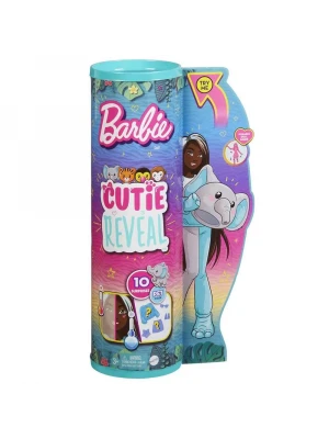 Barbie Cutie Reveal Bebekler Tropikal Orman Serisi - Fil
