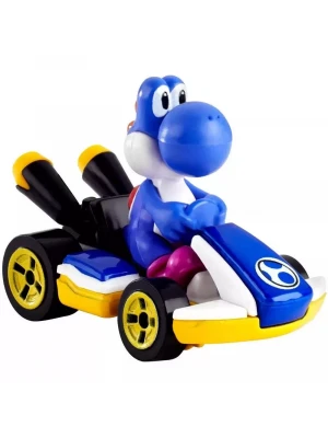 Hot Wheels Mario Kart Karakter Araçlar - Blue Yoshi