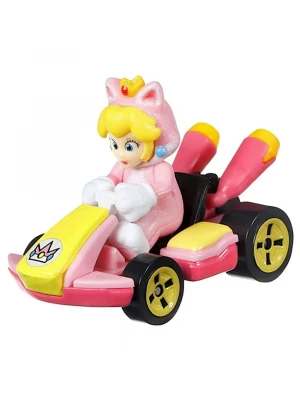 Hot Wheels Mario Kart Karakter Araçlar - Cat Peach