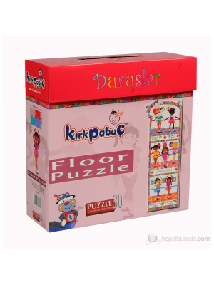 Kırkpabuc Dans Ve Duruşlar (30 Parçalık Floor Karton Puzzle)