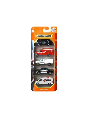 Matchbox Metal Beşli Araba Seti MBX Service HFH14