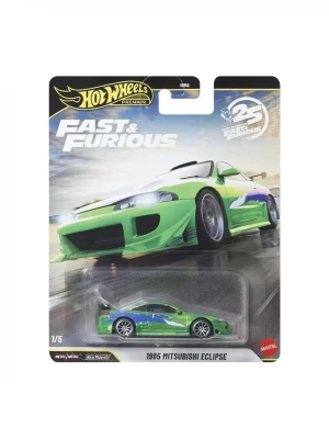 Hot Wheels Premium Series 25.yıl Özel Fast & Furious 1995 Mıtsubıshı Eclıpse HNW46 - JHW68-LA10
