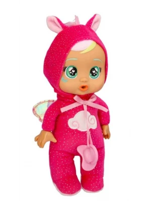 Cry Babies Ağlayan Yumuş Bebek CYB76000 - Koyu Pembe Tulumlu Hannah