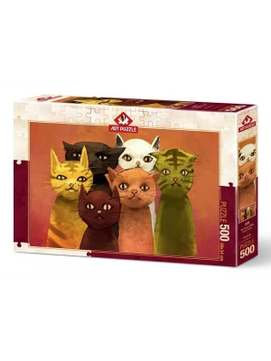 Art Puzzle Kediler Takımı 500 Parça Puzzle