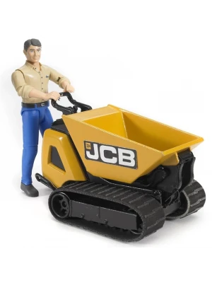 Bruder JCB Dumpster HTD-5 & İnşaat İşçisi
