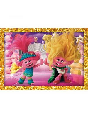 Clementoni Trolls 4 in 1 Puzzle 72 Parça 21527