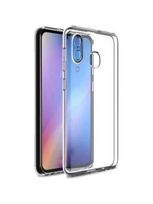 Honor 8C Tıpalı Kamera Korumalı Şeffaf Silikon Kılıf
