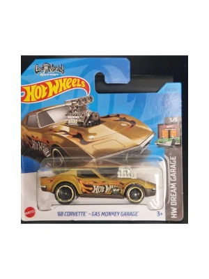 Hot Wheels Tekli Arabalar 68 Corvette - Gas Monkey Garage - HKH23
