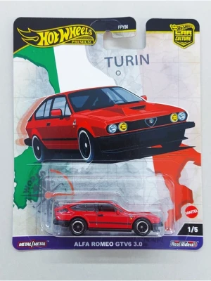 Hot Wheels Premium Alfa Romeo Gtv6 3.0 World Tour 2024 Özel Model Araba-HRV80